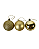 BOLA MISTO TUBO C/9 UND (DOURADO) 6cm - Imagem 1