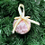 Bola Natal Decorada 8cm - Imagem 1