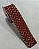 Fita aramada bordo/dourado - 6,3cm x 9,14m - Imagem 1