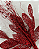 GALHO NATAL VERMELHO 50cm - Imagem 2