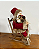PAPAI NOEL NATAL SENTADO NA CADEIRA C/MOVIMENTO E SOM VERMELHO/MARROM 40CM - Imagem 4