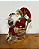 PAPAI NOEL NATAL SENTADO NA CADEIRA C/MOVIMENTO E SOM VERMELHO/MARROM 40CM - Imagem 3