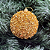 BOLA NATAL OURO 8CM - Imagem 1