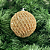 BOLA NATAL PAETE CHA 10CM - Imagem 1
