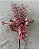 GALHO PICK FLORES FRUTAS C/GLITTER ROSA 30CM - Imagem 1