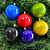 BOLA NATAL LISA PEROLADA AVENGERS CLARA 8CM - Imagem 1