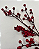 GALHO MEDIO C/FRUTAS VERMELHO 54cm - Imagem 1