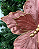 DEC FLOR POINSETIA TRABALHADA ROSA - Imagem 2