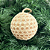 Bola Natal Decorada 10cm - Imagem 1