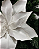 DEC FLOR POINSETIA BRANCO 30cm - Imagem 2