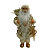 PAPAI NOEL NATAL EM PE (DOURADO BRANCO) 45cm (FLORARTE) Vol. 1 - Imagem 1