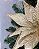 POINSETIA C/GLITTER DOURADO 20CM - Imagem 2