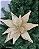 POINSETIA C/GLITTER DOURADO 20CM - Imagem 1
