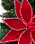 POINSETIA VELUDO VERMELHO 40cm - Imagem 2