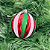 BOLA NATAL GOMOS 8cm - Imagem 1