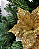 DEC FLOR POINSETIA DOURADA 30cm - Imagem 2
