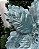 DEC FLOR POINSETIA AZUL 30cm - Imagem 2