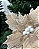 FLOR DEC POINSETIA CRM/BCO 26cm () C/1 UN - Imagem 2