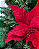 FLOR DEC POINSETIA VRM 15cm () C/1 UN - Imagem 2