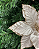 FLOR POINSETIA CHAMPANHE 28cm - Imagem 2