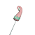 CHAPEU DE ELFO NATAL PICK  VERDE ROSA 43cm - Imagem 1