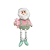 BONECO PAPAI NOEL NATAL SENTADO C/DOCE  56cm - Imagem 2