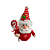 BONECO NATAL PAPAI NOEL PENDURAR C/LED - Imagem 1