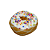 ENFEITE NATAL DONUT COLORIDO 12cm - Imagem 1