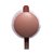GARRAFA TERMICA DE PLASTICO PEACOCK NUDE 1L - Imagem 2