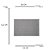 LUGAR AMERICANO DE PVC PALACE MARROM 30x45cm - Imagem 3