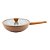 Wok Norma em aluminio rev cerâmico c/ tampa 3,7L D28cm - Imagem 1