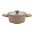Panela Norma em aluminio rev cerâmico com tampa 4,1L D24cm - Imagem 1