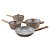 Panela Norma em aluminio rev cerâmico com tampa 2,2L D20cm - Imagem 2