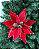 H.BICO DE PAPAGAIO NATAL RUSTICO (VERMELHO) 25cm - Imagem 1
