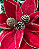 H.BICO DE PAPAGAIO NATAL RUSTICO (VERMELHO) 25cm - Imagem 2