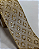 FITA ARAMADA  DOURADO 6,3cmx4,57m - Imagem 1