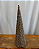 NATAL ARVORE CONE DOURADO DECORATIVA 40cm - Imagem 1