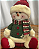 BONECO NEVE SENTADO 30CM - Imagem 1
