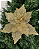 FLOR DECORATIVA DOURADO 25cm - Imagem 1