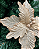 FLOR DECORATIVA TRABALHADA OURO 20CM - Imagem 2