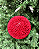 BOLA DECORADA NATAL BERRY VERMELHO 15CM - Imagem 1