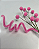 GALHO PICK PASCOA POM POM ROSA - Imagem 2