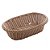 Cesta Oval de Rattan Sintético 24cm x 17cm x 7cm - Imagem 1