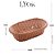 Cesta Oval de Rattan Sintético 24cm x 17cm x 7cm - Imagem 2