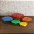 CONJUNTO 5 POTES DE VIDRO COM TAMPA DE PLASTICO - Imagem 2