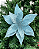 H.BICO DE PAPAGAIO NATAL AVELUDADO (AZUL CLARO) 25cm 30d - Imagem 1