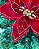 H.BICO DE PAPAGAIO AVELUDADO NATAL (VERMELHO) 25cm 26d - Imagem 2