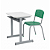 Conjunto Escolar Individual Mesa+Cadeira Tamanho Juvenil/Adulto | Linha M2B CJ5 (M2BT5PL+CD-FNDE05) - Imagem 1