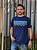 Camiseta Hugo Boss Com Arte do Logotipo Pontilhado Azul Marinho - Imagem 1