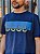 Camiseta Hugo Boss Com Arte do Logotipo Pontilhado Azul Marinho - Imagem 2